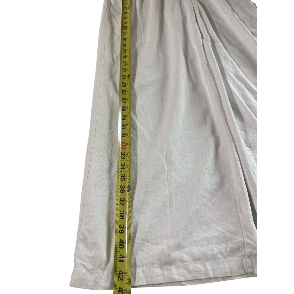 Liz‎ Claiborne White Wide-Leg High-Rise Pants size 8 - Picture 8 of 15
